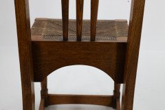 Shapland & Petter, a Pair of Ash Side Chairs in the Style of M. H. Baillie Scott - Thumbnail 14