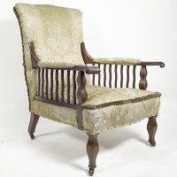 George Jack for Morris & Co., A Pair of Mahogany Saville Armchairs - Thumbnail 2
