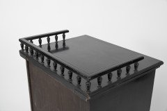 Dr. C Dresser, Style of. An Aesthetic Movement Ebonised & Gilt Bedside Cabinet - Thumbnail 21