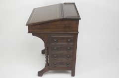 Bruce J. Talbert for Gillow & Co., Aesthetic Movement Davenport With Carved Rosette - Thumbnail 5