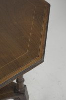 Jas Shoolbred. Aesthetic Movement Octagonal Rosewood & Inlaid Side Table - Thumbnail 10