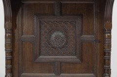 Bruce J. Talbert for Gillows Aesthetic Movement Davenport with Central Carved Rosette - Thumbnail 11
