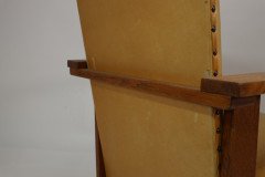 Gordon Russell, W. H. Russell. A pair of Arts & Crafts Oak Reclining Armchairs. - Thumbnail 20