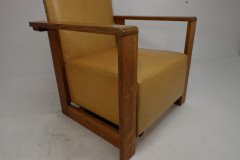 Gordon Russell, W. H. Russell. A pair of Arts & Crafts Oak Reclining Armchairs. - Thumbnail 21