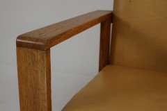 Gordon Russell, W. H. Russell. A pair of Arts & Crafts Oak Reclining Armchairs. - Thumbnail 23