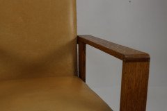 Gordon Russell, W. H. Russell. A pair of Arts & Crafts Oak Reclining Armchairs. - Thumbnail 24