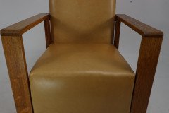 Gordon Russell, W. H. Russell. A pair of Arts & Crafts Oak Reclining Armchairs. - Thumbnail 25