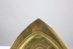 Margaret Gilmour. Arts & Crafts Glasgow School Brass Celtic Interlaced Pin Tray - Thumbnail 9