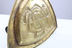 Margaret Gilmour. An Arts & Crafts Glasgow School Brass Celtic Interlaced Pin Tray - Thumbnail 13