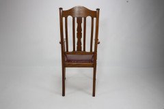 Shapland & Petter. Three Arts & Crafts Oak Dining Armchairs - Thumbnail 3