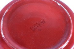 Bernard Moore, Red Flambe' Bowl Painted by E. Hope Beardmore with a Galleon - Thumbnail 7