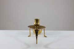 W. A. S. Benson, Style of. A Pair of Brass Arts & Crafts Piano Candle Holders - Thumbnail 7