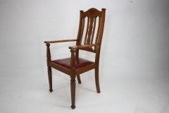 Shapland & Petter. Three Arts & Crafts Oak Dining Armchairs - Thumbnail 5