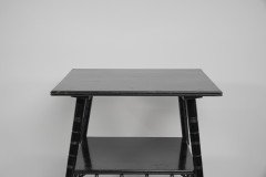 Jas Shoolbred, Aesthetic Movement Ebonised Side Table with Turned Supports - Thumbnail 4