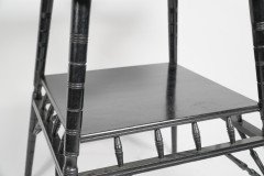 Jas Shoolbred, Aesthetic Movement Ebonised Side Table with Turned Supports - Thumbnail 10