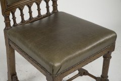 Charles Bevan, attributed. Gothic Revival Oak Desk or Side Chair - Thumbnail 7