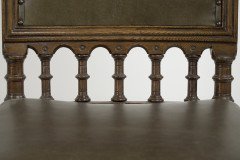 Charles Bevan, attributed. Gothic Revival Oak Desk or Side Chair - Thumbnail 9