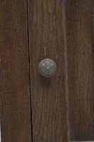 Three Arts & Crafts Oak Bedside Cabinets with Marble Tops & Extending Shelves - Thumbnail 15
