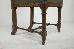 Charles Bevan, attributed. Gothic Revival Oak Desk or Side Chair - Thumbnail 17