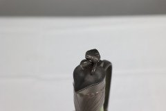 Orivit, an Art Nouveau Pewter & Green Glass Decanter, Design Number 1211 - Thumbnail 17