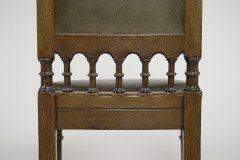 Charles Bevan, attributed. Gothic Revival Oak Desk or Side Chair - Thumbnail 22