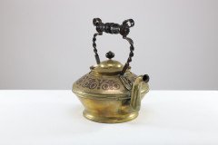 Dr. C. Dresser for Benham & Froud Rare Brass & Copper Teapot - Thumbnail 6