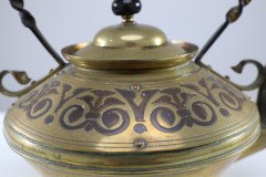 Dr. C. Dresser for Benham & Froud Rare Brass & Copper Teapot - Thumbnail 8