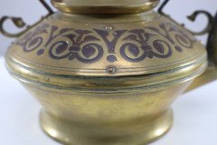 Dr. C. Dresser for Benham & Froud Rare Brass & Copper Teapot - Thumbnail 9