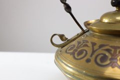 Dr. C. Dresser for Benham & Froud a Rare Brass & Copper Teapot - Thumbnail 12