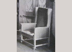 Walter Skull of High Wycombe. Arts & Crafts Oak Armchair with Chequer Inlays to the Arms - Thumbnail 12