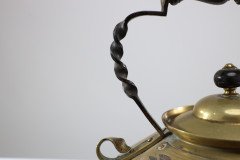 Dr. C. Dresser for Benham & Froud a Rare Brass & Copper Teapot - Thumbnail 13