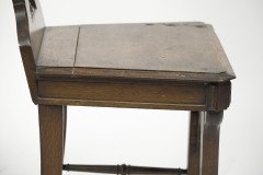 Four Gothic Revival Oak Hall Chairs - Thumbnail 21