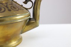 Dr. C. Dresser for Benham & Froud Rare Brass & Copper Teapot - Thumbnail 16