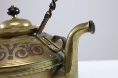 Dr. C. Dresser for Benham & Froud Rare Brass & Copper Teapot - Thumbnail 18