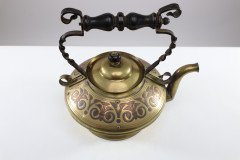 Dr. C. Dresser for Benham & Froud a Rare Brass & Copper Teapot - Thumbnail 20