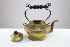 Dr. C. Dresser for Benham & Froud Rare Brass & Copper Teapot - Thumbnail 21