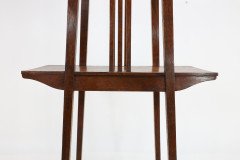 Liberty & Co. Oak Plant Stand with Pierced Heart In the style of C. F. A Voysey - Thumbnail 14