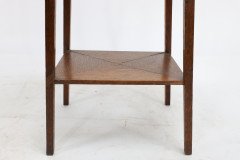 Liberty & Co. Oak Plant Stand with Pierced Heart In the style of C. F. A Voysey - Thumbnail 16