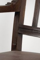 Charles Eastlake Attributed, Aesthetic Movement Walnut & Carved Swivel Desk Armchair - Thumbnail 14