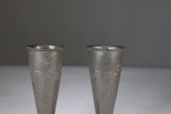 Liberty & Co., A Pair of Tudric Pewter Vases - Thumbnail 9
