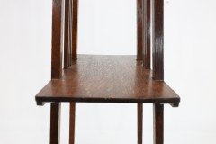 Liberty & Co. Oak Plant Stand with Pierced Heart In the style of C. F. A Voysey - Thumbnail 18
