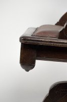 Charles Eastlake Attributed, Aesthetic Movement Walnut & Carved Swivel Desk Armchair - Thumbnail 18