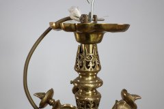 Dr. Christopher Dresser, In the manner of., Rare Aesthetic brass five-arm chandelier - Thumbnail 5