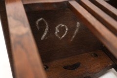 Liberty & Co. Oak Plant Stand with Pierced Heart In the style of C. F. A Voysey - Thumbnail 21