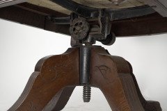 Charles Eastlake Attributed, Aesthetic Movement Walnut & Carved Swivel Desk Armchair - Thumbnail 22