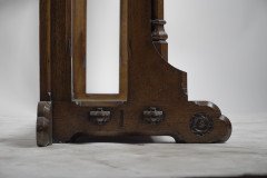 A. W. N. Pugin, J. C. Crace Gothic Revival Carved Oak Library, Hall or Serving Table - Thumbnail 13