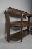 Lambs of Manchester. Alfred Waterhouse attributed, an Aesthetic Movement Oak Etagere - Thumbnail 3
