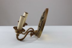 A Pair of Arts & Crafts Brass Wall Lights with Galleons in Sail - Thumbnail 7