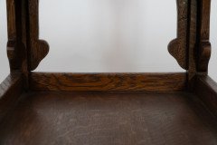 An identical pair of Arts & Crafts Oak sidetable - Thumbnail 12