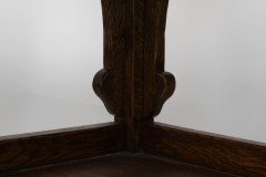 An identical pair of Arts & Crafts Oak sidetable - Thumbnail 16